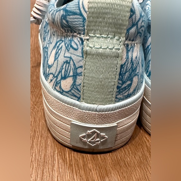 Sperry Womens Crest Vibe Platform Sneaker | Blue Print Size 8.5 - Picture 5 of 7